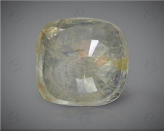 Yellow Sapphire Unheated & Untreated Natural Certified 4.44  CTS.  (  1633  DIN  )